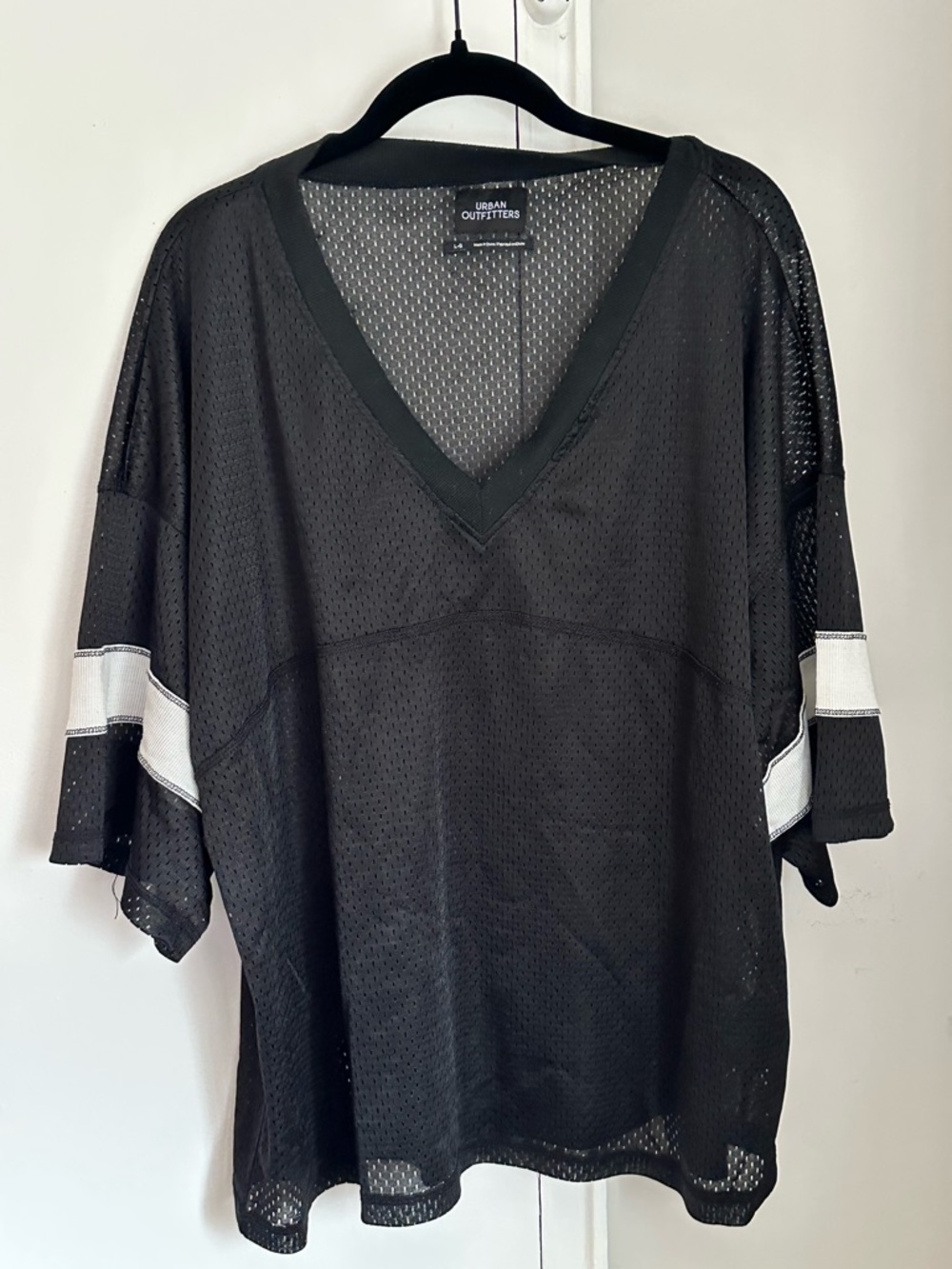 Urban Outfitters Netted Blank Jersey Top, Size L